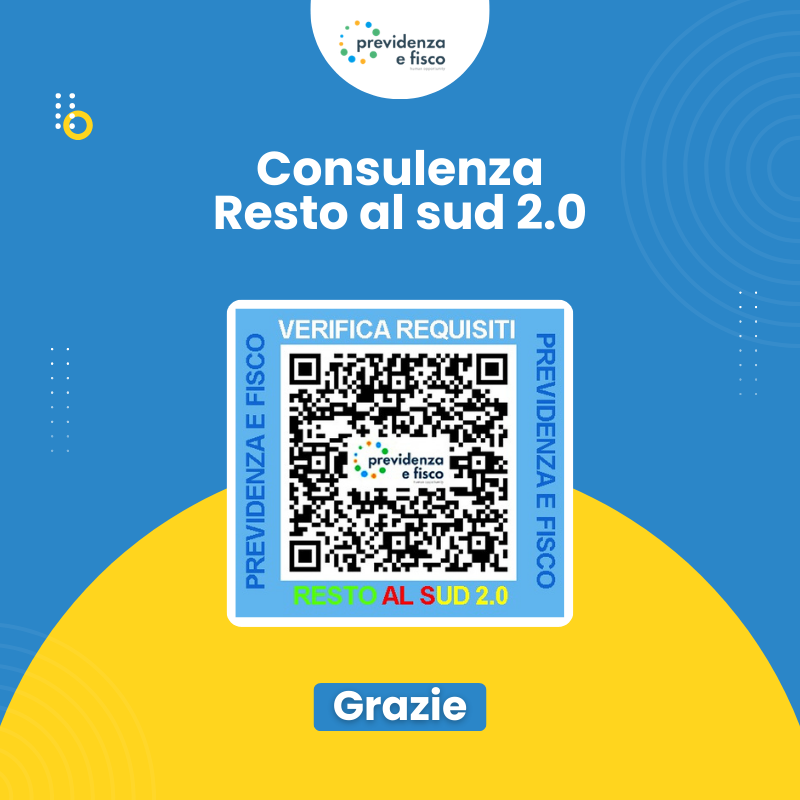Scopri di più sull'articolo App Previdenza e Fisco: richiedi consulenza per Resto al Sud in modo semplice e guidato